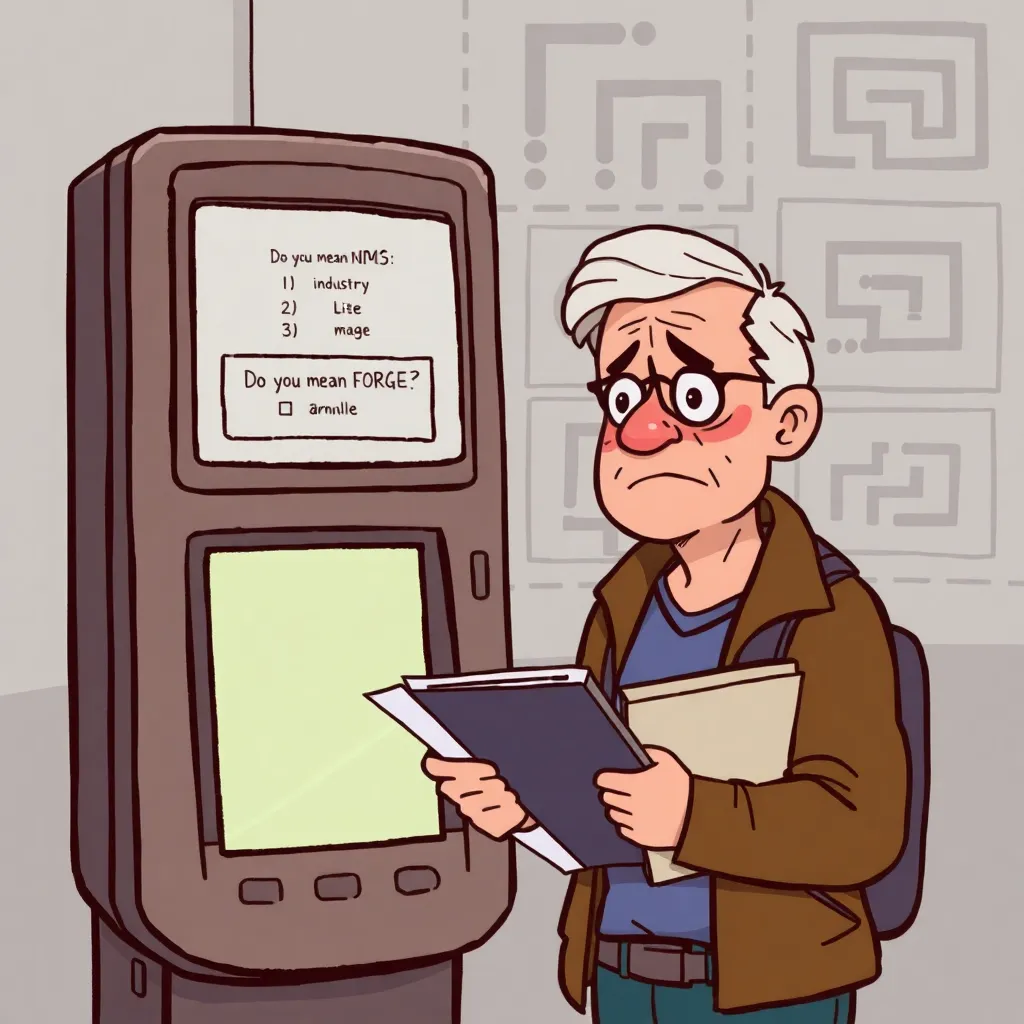 Citizen confusion at the search bar (forge/Forge ambiguity)