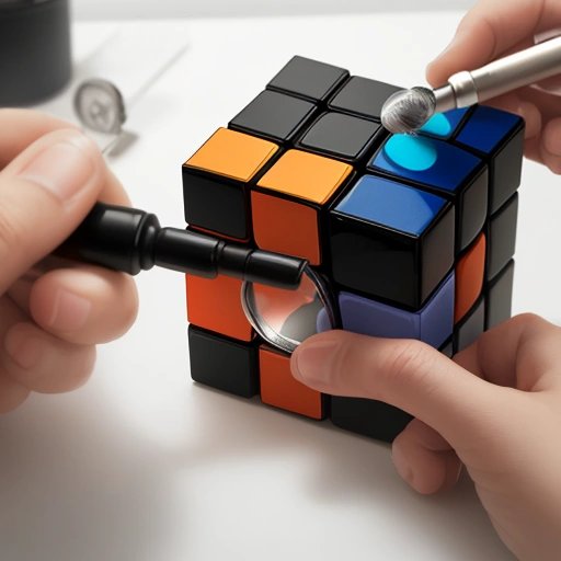Detail-oriented INTJ solving a Rubik's Cube