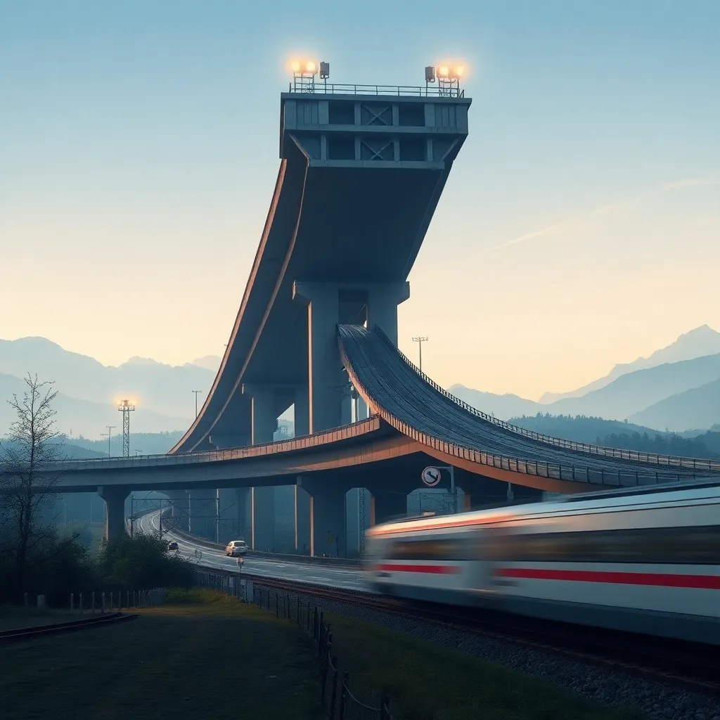 Superhighways and high-speed rail as leverage