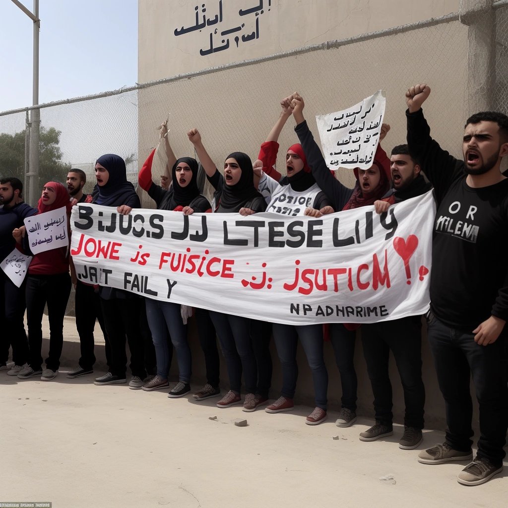 Activists demanding justice