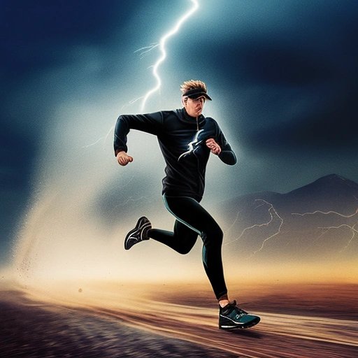 Running to escape danger