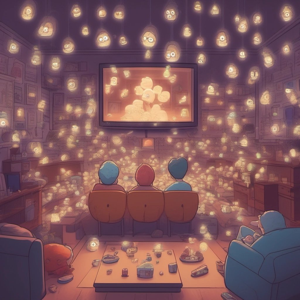 Smart Bulbs Watching TV Show