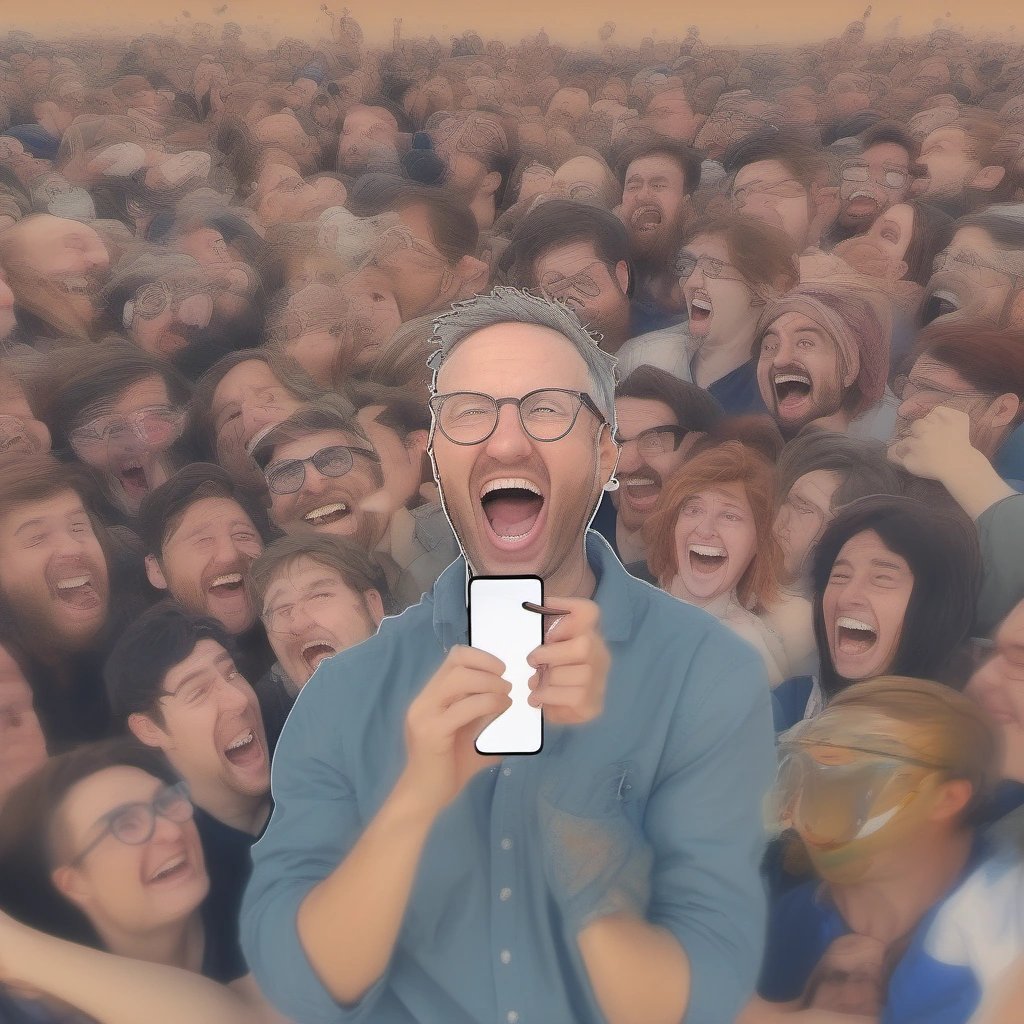 The Meme Master at work