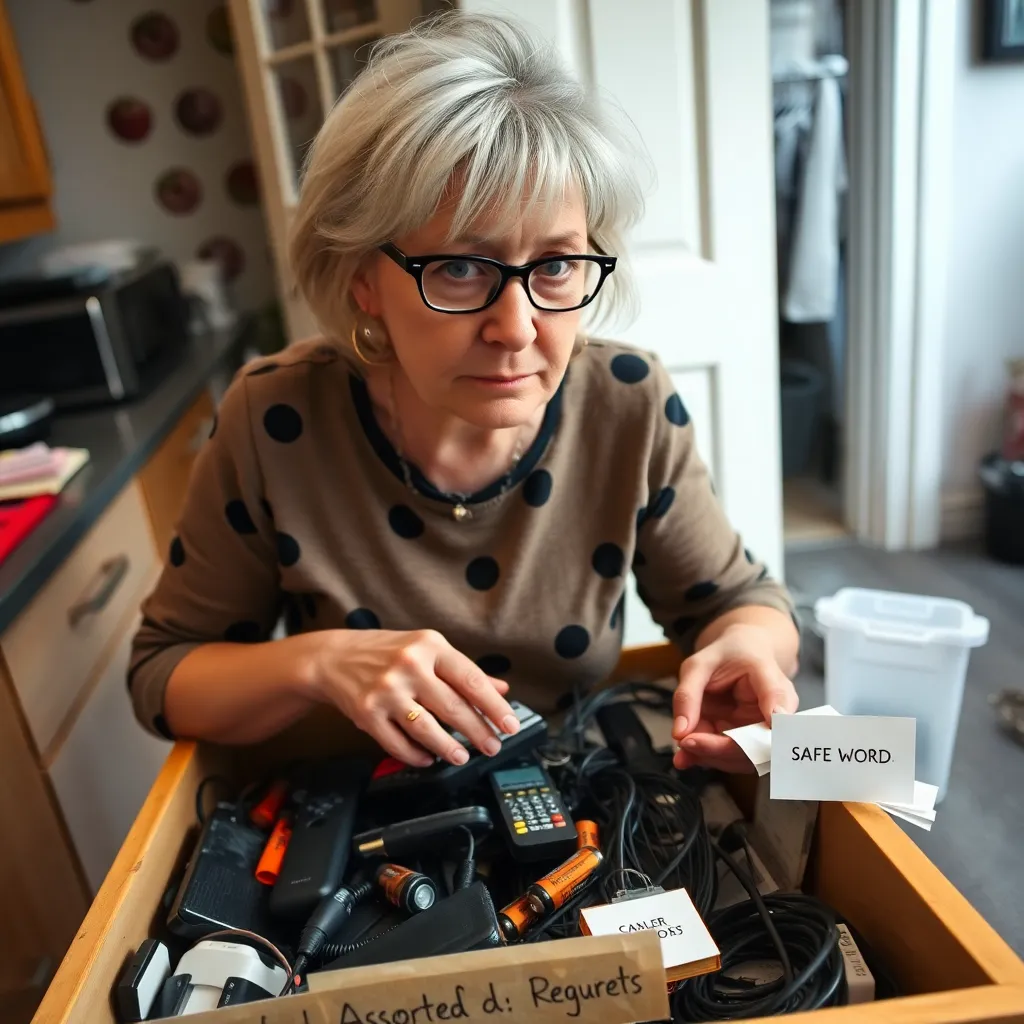 Denise Hargreaves discovers the “rules,” rummaging in the drawer of doom