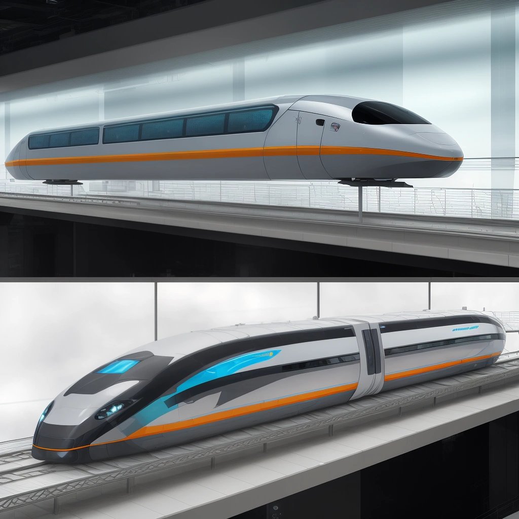 Futuristic MagLev train using superconductors