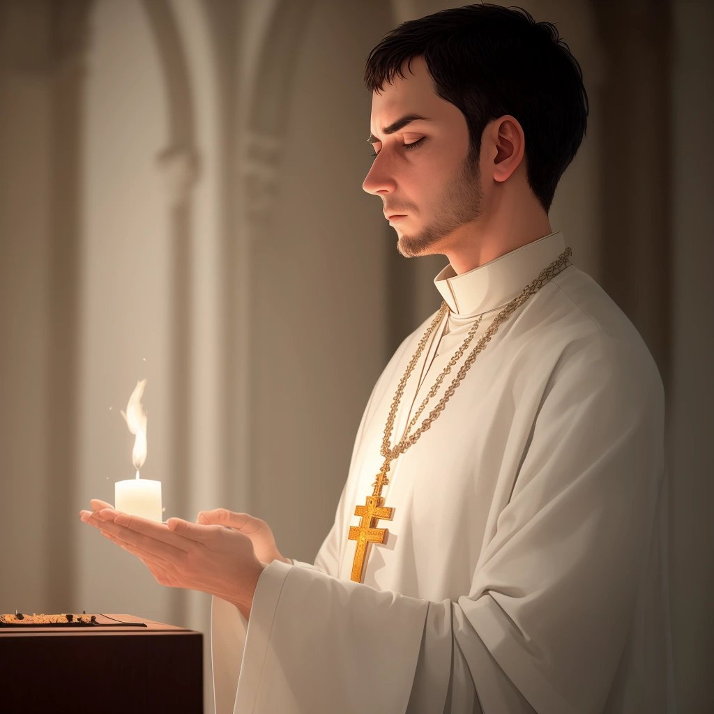 ISTJ priest performing a religious ritual