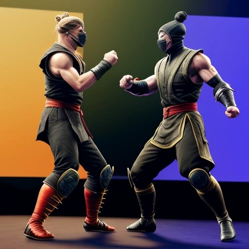 Competitors arguing about Mortal Kombat and dance offs