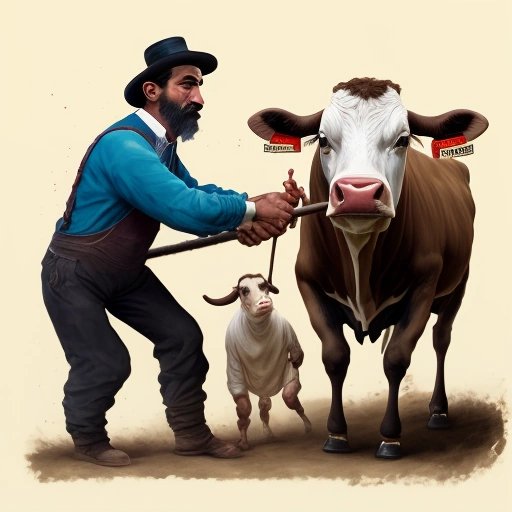 José milking a cow quickly and efficiently