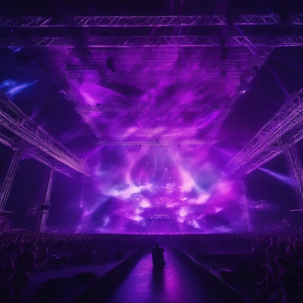 UV-lit stage