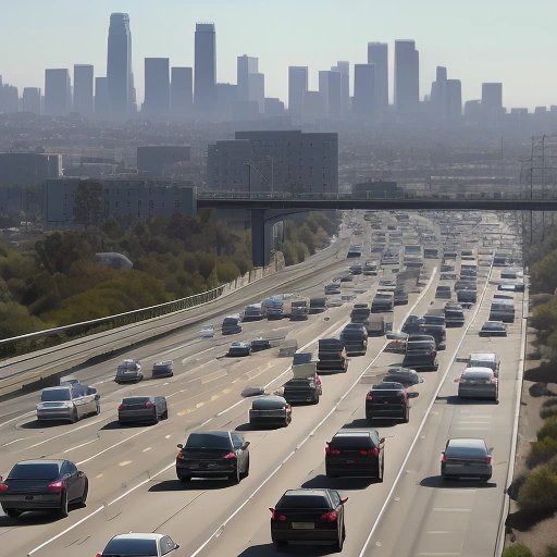 Fictional Interstate 4 in LA