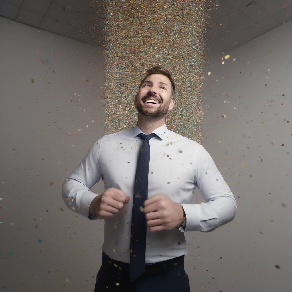 Employee ringing the bell
