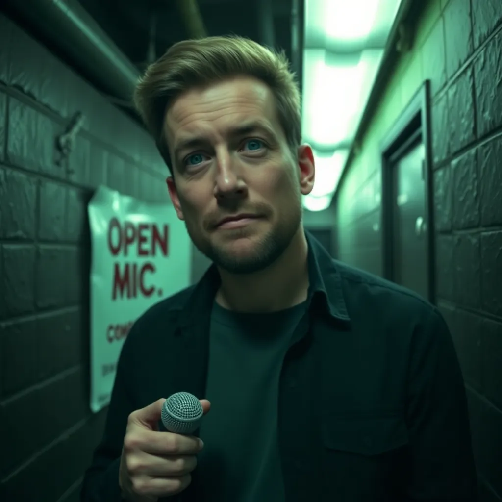 Portrait of Darren “D-Train” Koblansky staring into the middle distance