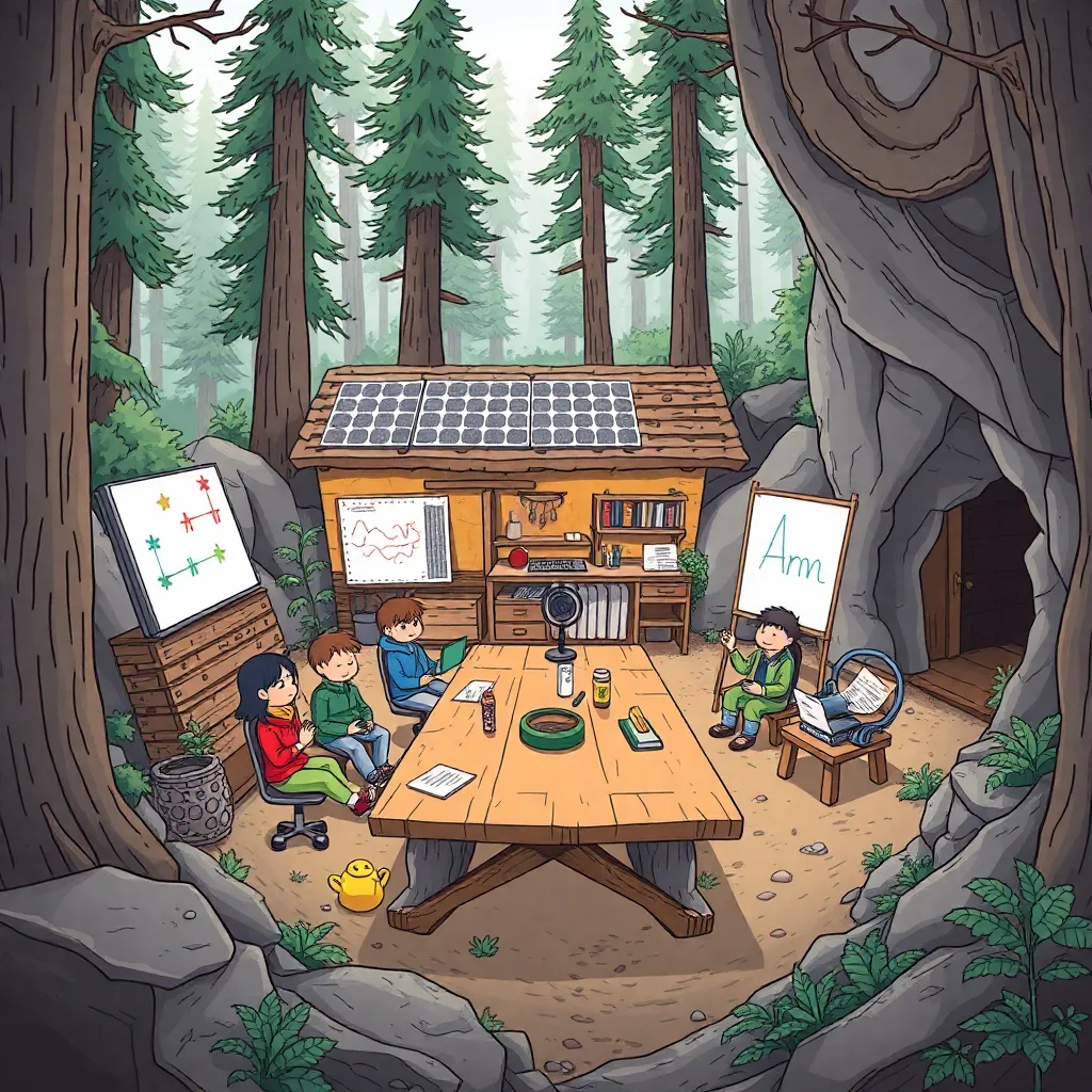 The remote startup commune run by seven “vertically challenged individuals”