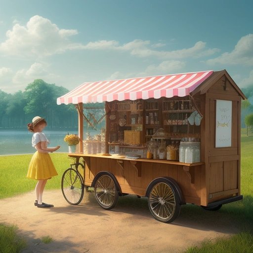 Sally Lemon packing up her stand