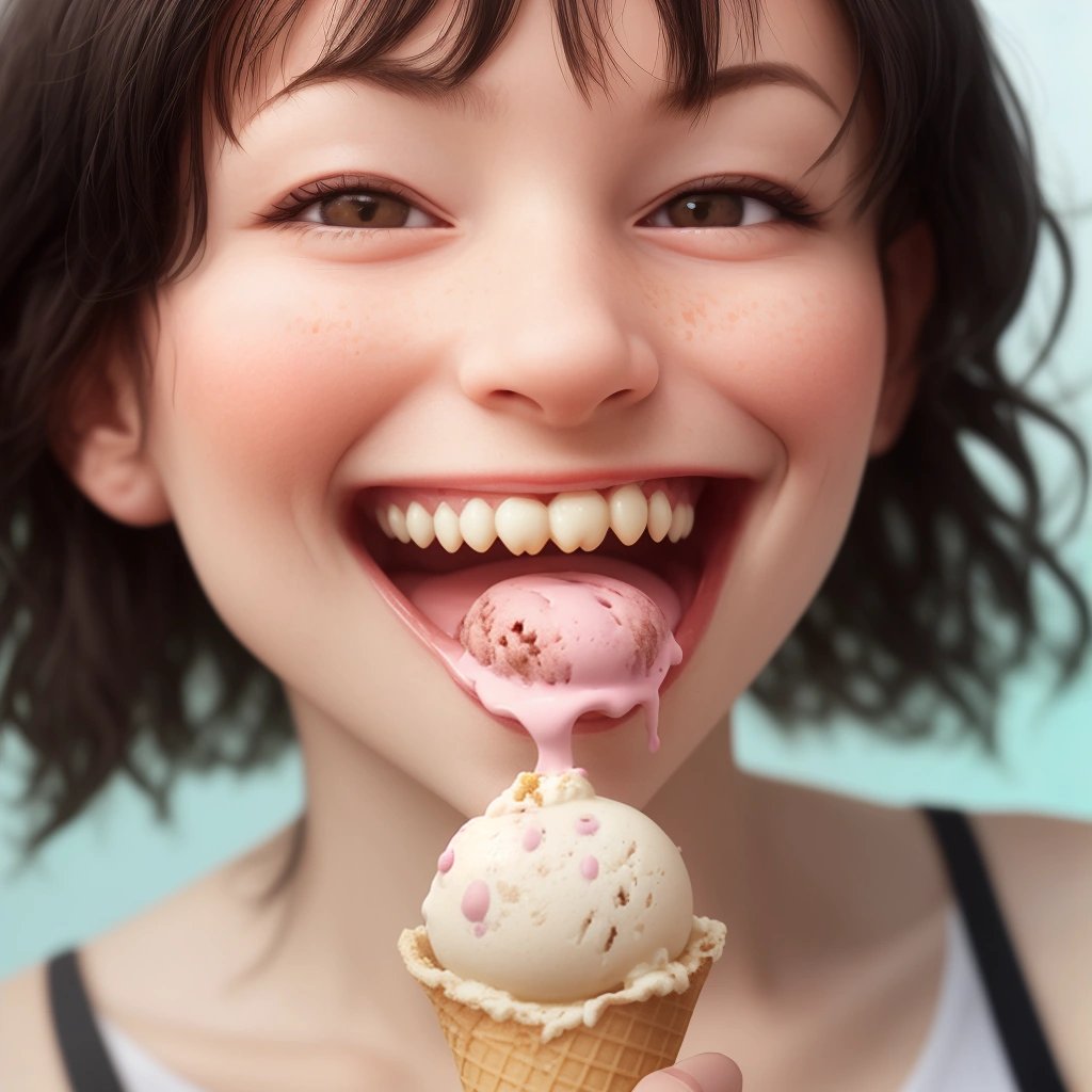 Savoring ice cream