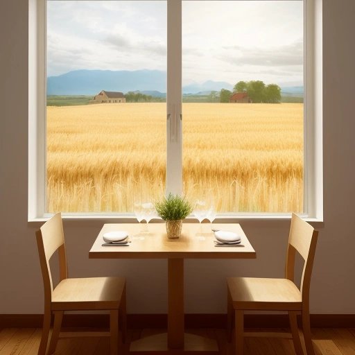 A smiling tiger enjoying a wheat dish in the restaurant's redesigned kitchen