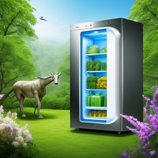 Eco-friendly magical refrigerator