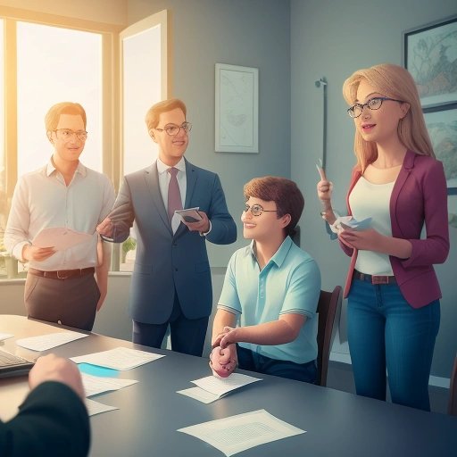 Cartoon depiction of a financial advisor suggesting ridiculous things