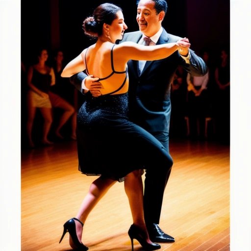Person dancing the tango with multiple partners