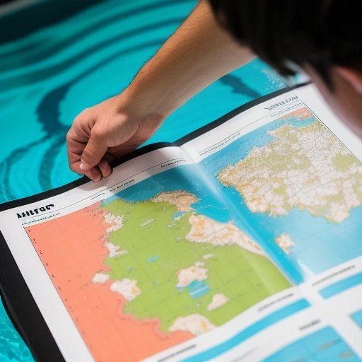 Player strategizing underwater