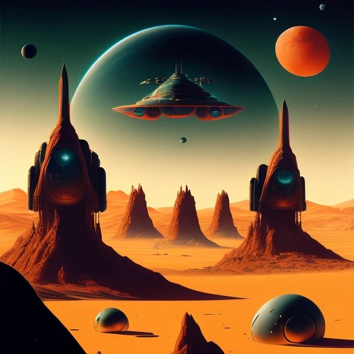 Martian landscape
