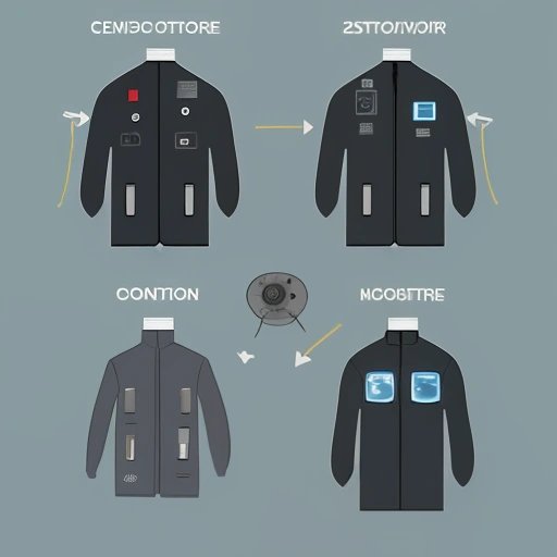 Diagram of remote control clothing system