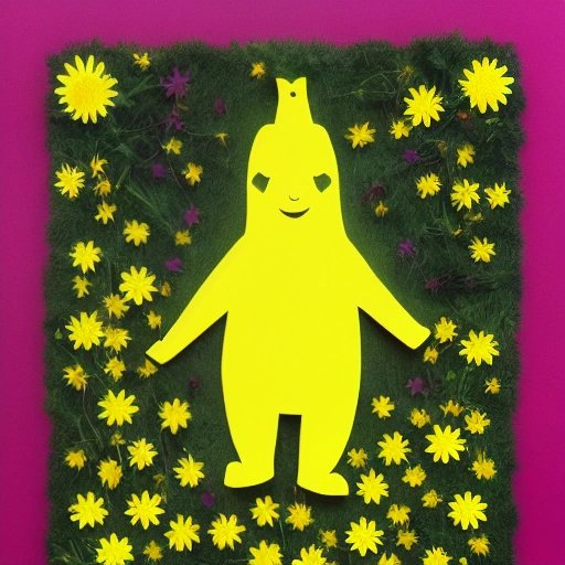 Laa-Laa with her yellow ball