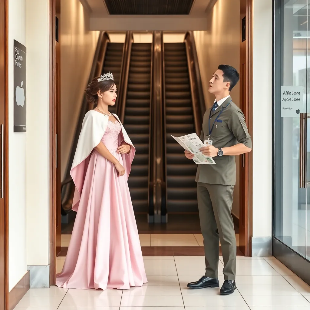 “A princess asking for enchanted passageways”