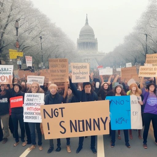 Protesters against Ajit Pai's decree on memes
