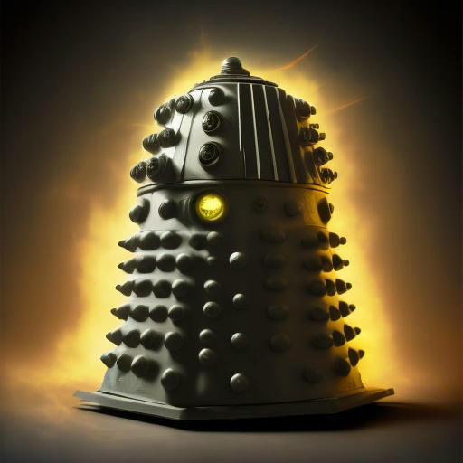 A Dalek's most terrifying weapon: the Disintegration Ray.