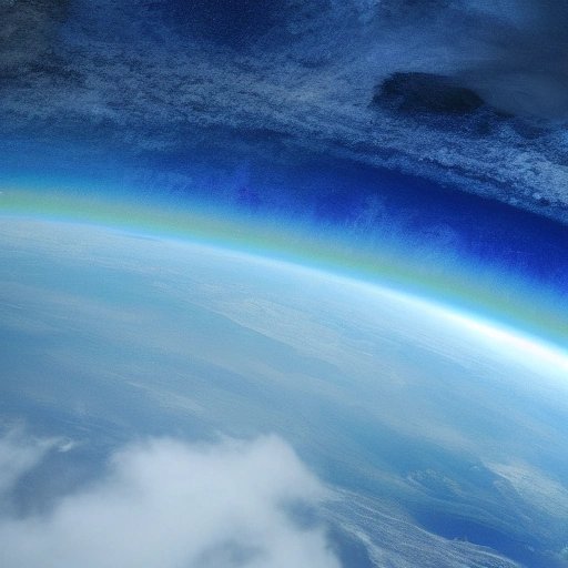 View of earth from space