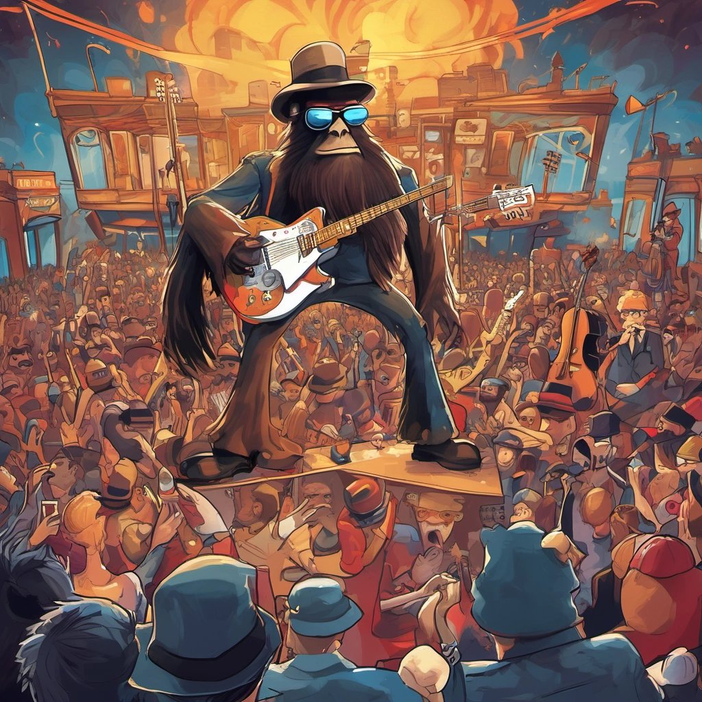 Gorillazz Top performing on stage