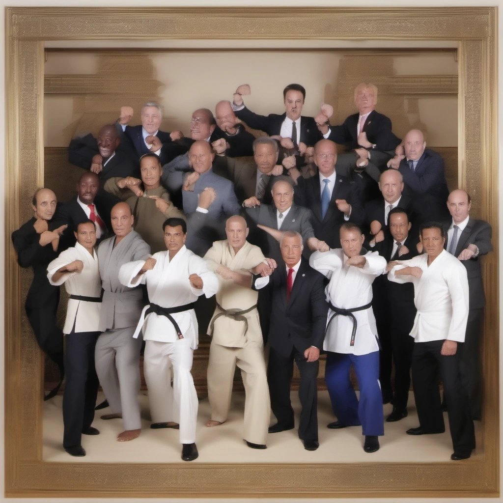 World Leaders Showing Off Kung Fu Skills