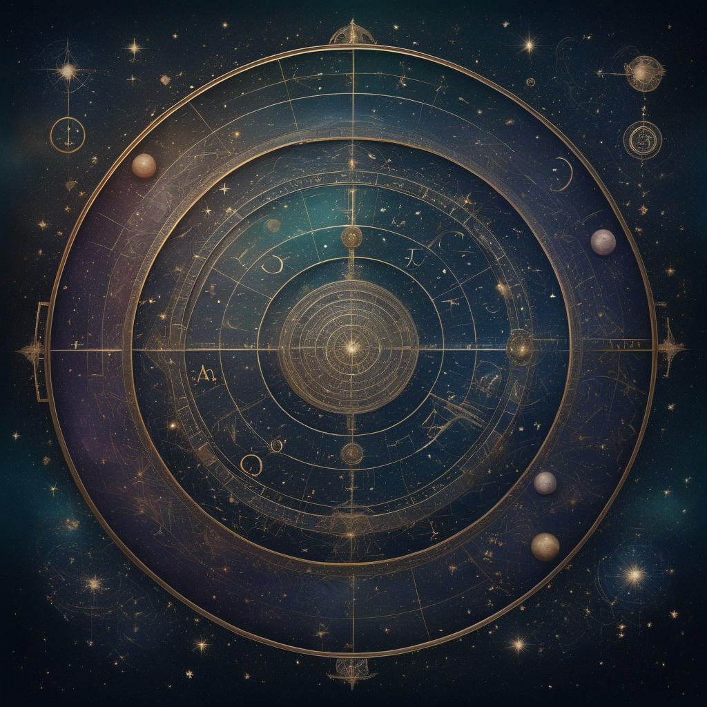 Celestial Map with Libra Alphabet