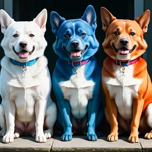 Shocked Bluey family