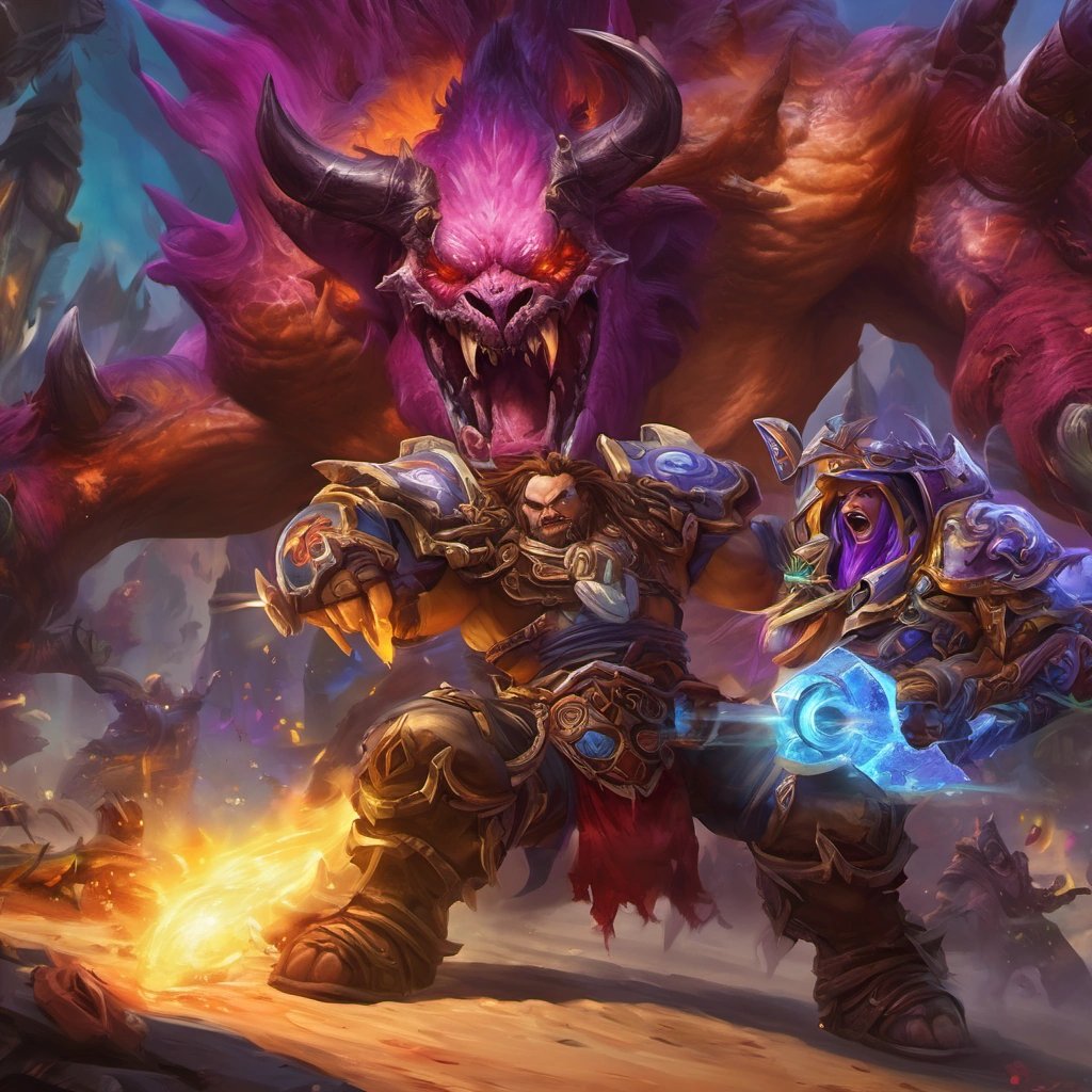 Epic Glorbo battle in World of Warcraft