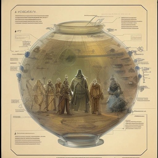 Diagram connecting Jar Jar to Sith Lords
