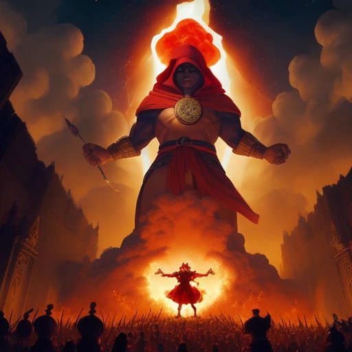 The explosive finale of 'Orko'