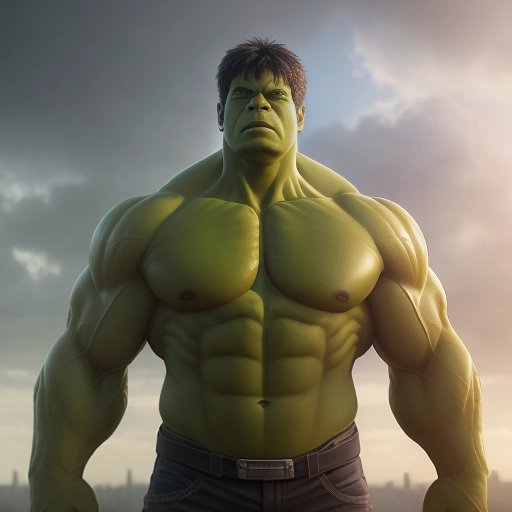 The Underwhelming Hulk stares off into the distance
