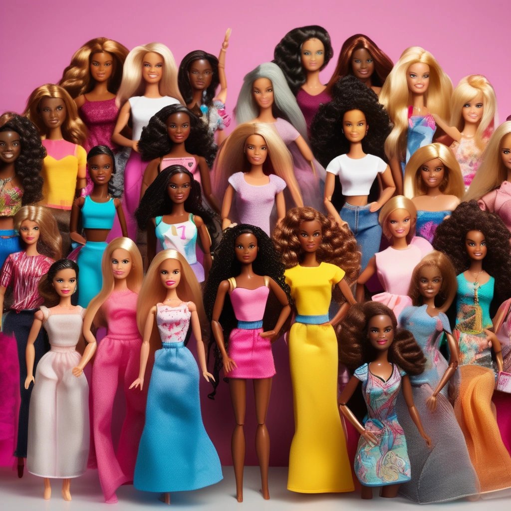 Barbie standing tall