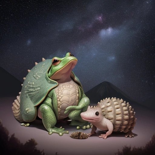 Jazzy Frog and Industrious Armadillo