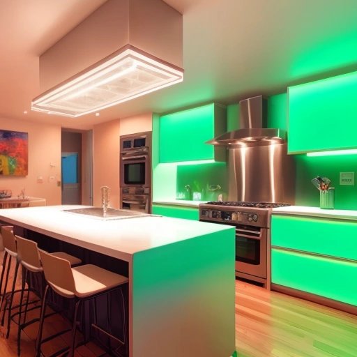 Aurora Borealis in the kitchen