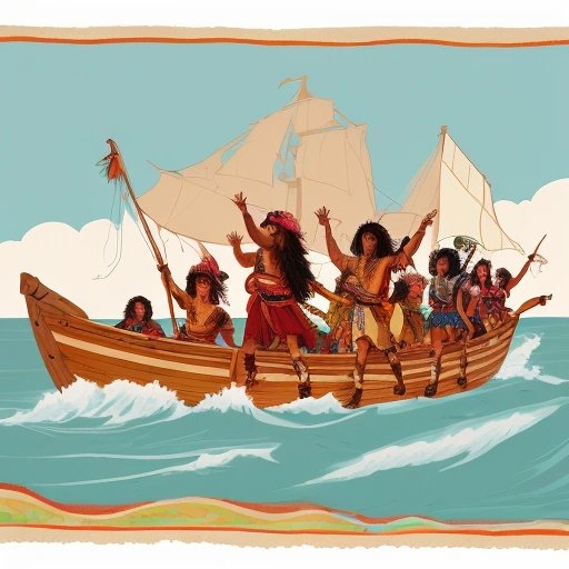 Christopher Columbus conspiracy theory artwork