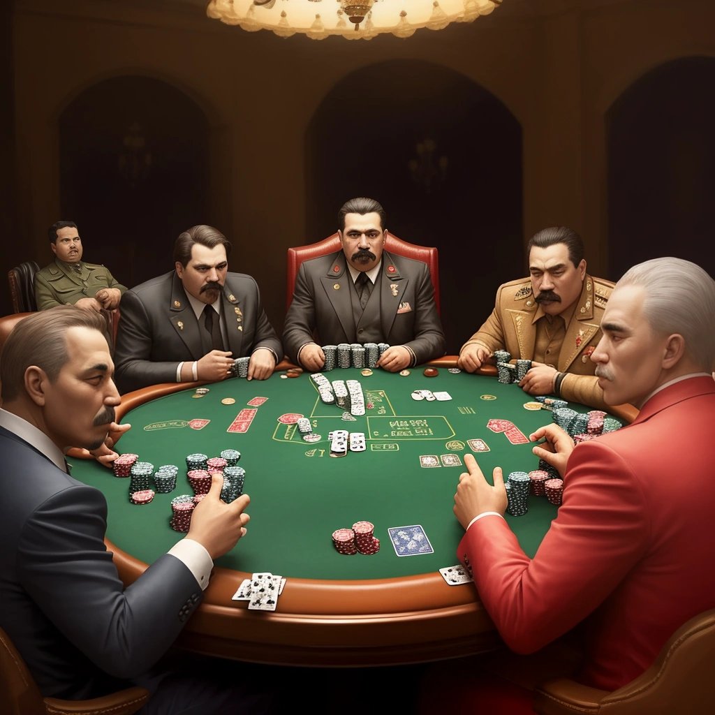 Dictators playing poker