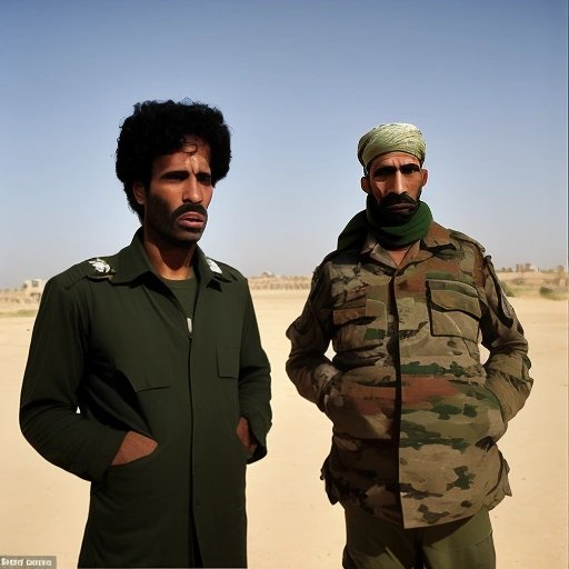 Gaddafi and Wienerman in the Gaza Strip
