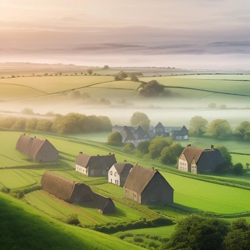 Rural landscape of Squabbington