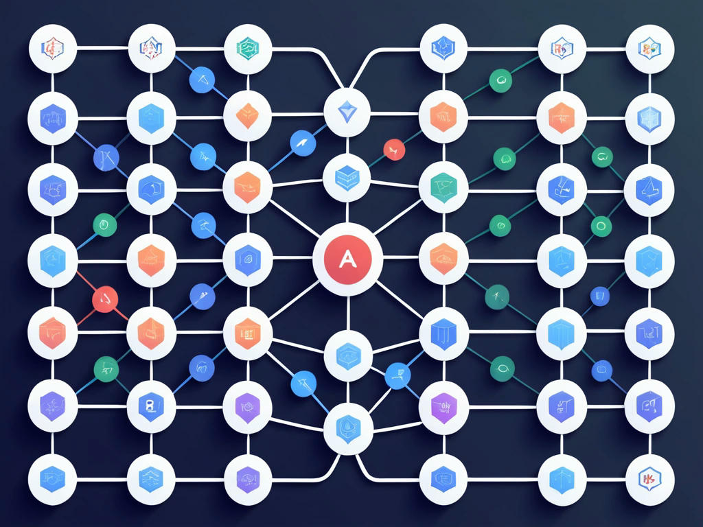 a diagram showing the integration of multiple AI models, with arrows representing the flow of information between them