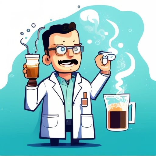 Scientist examining new coffee discovery