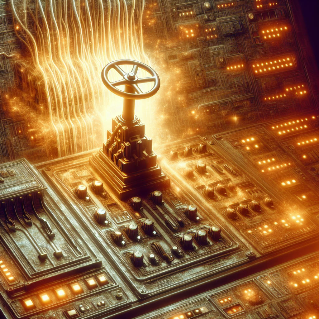 The ominously glowing 'really big switch' that attracted the grue