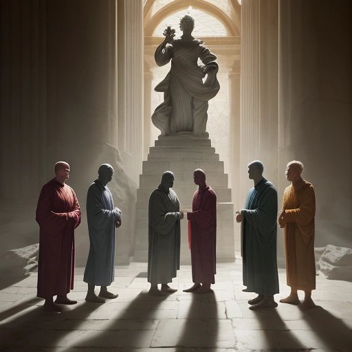 Stonecutters transcending time and space